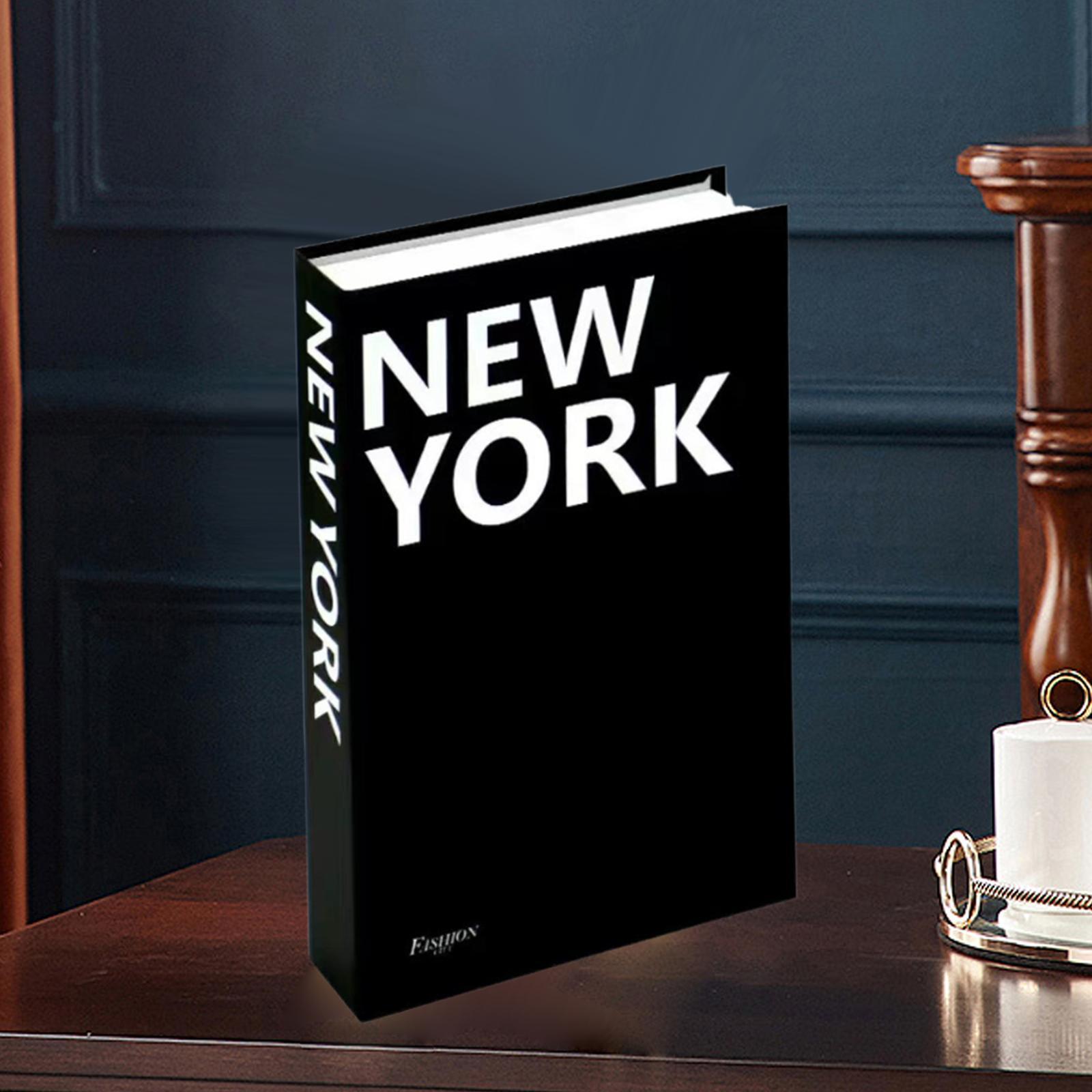 Desk Setup Minimalist - หนังสือปลอมสไตล์มินิมอลโมเดิร์น สำหรับตกแต่งโต๊ะกาแฟ ชิ้นงานตกแต่งชั้นหนังสือหรูหราสำหรับบ้าน ของตกแต่งห้องที่ทันสมัย