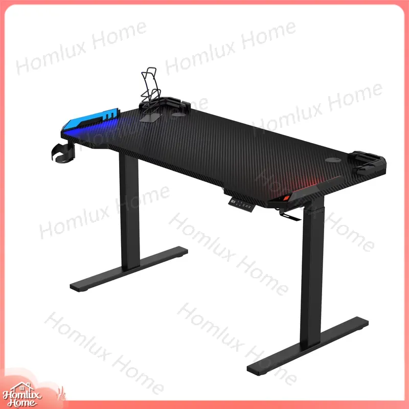 Desk Setup L Shaped - โคมไฟตั้งโต๊ะ LED RGB ปรับได้ตามต้องการ สำหรับห้องนอน ชุดเล่นเกมพีซี