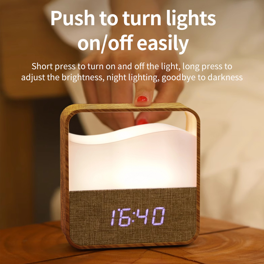 ไฟ LED กลางคืนพร้อมนาฬิกา นาฬิ - Desk Setup Lamp บทวิจารณ์และราคา