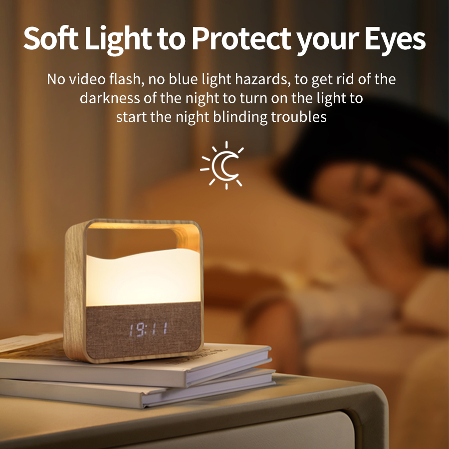 ไฟ LED กลางคืนพร้อมนาฬิกา นาฬิ - Desk Setup Lamp บทวิจารณ์และราคา