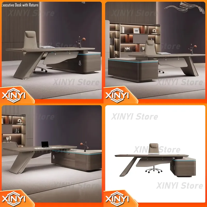 โต๊ะทำงานผู้บริหารรูปตัว L สำห - Desk Setup L Shaped บทวิจารณ์และราคา