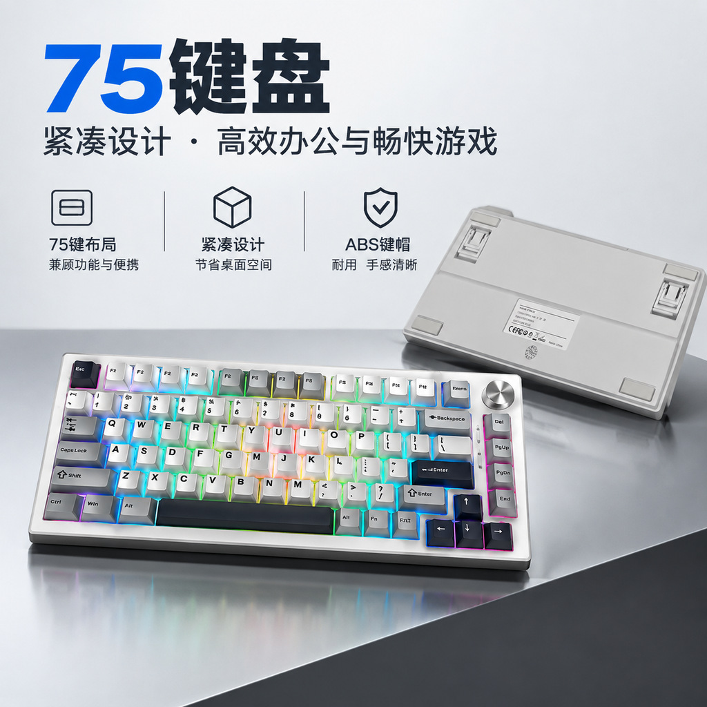 คีย์บอร์ดเชิงกล Tri Mode แบบไร - Desk Setup Pc And Laptop บทวิจารณ์และราคา