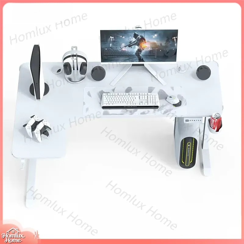 โต๊ะเกมมิ่งปรับระดับความสูงได้ - Desk Setup L Shaped บทวิจารณ์และราคา