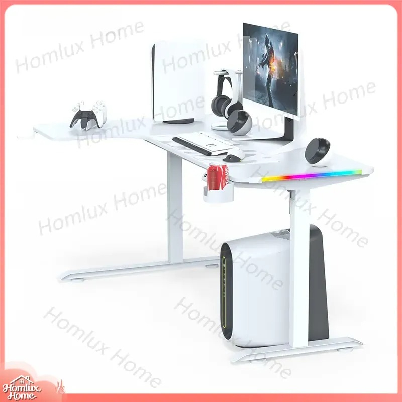 โต๊ะเกมมิ่งปรับระดับความสูงได้ - Desk Setup L Shaped บทวิจารณ์และราคา