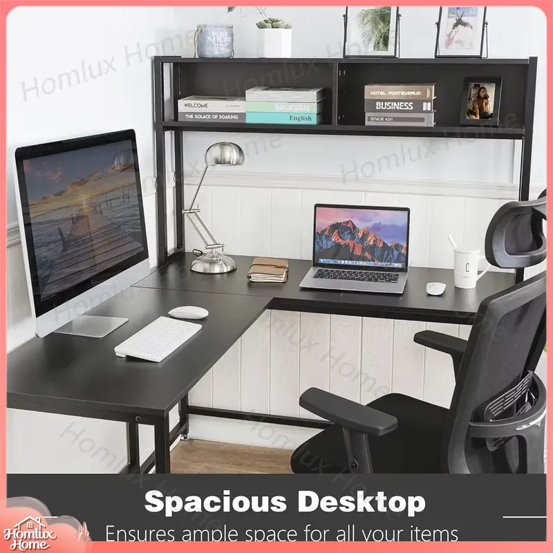 โต๊ะเกมมิ่งแบบ Heavy Duty พร้อ - Desk Setup L Shaped บทวิจารณ์และราคา