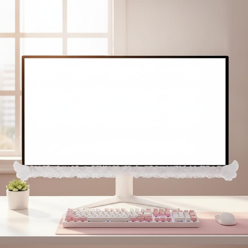 ขอบจอคอมพิวเตอร์ลายลูกไม้สีสัน - Setup Desk Monitor บทวิจารณ์และราคา