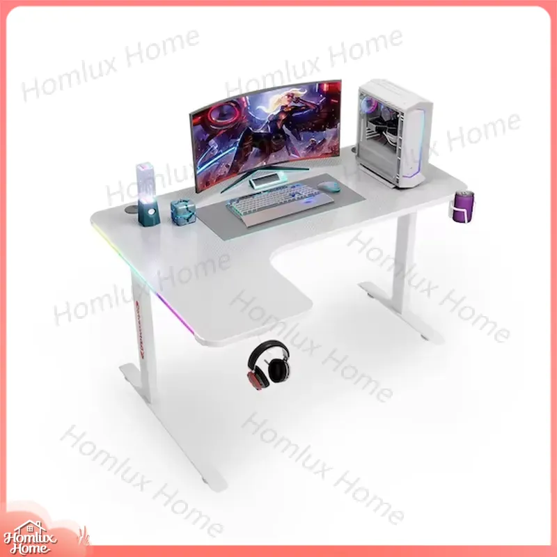 โต๊ะเกมมิ่งรูปตัว L ขนาดใหญ่ ไ - Desk Setup L Shaped บทวิจารณ์และราคา