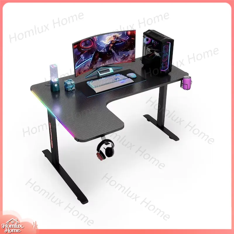 โต๊ะเกมมิ่งรูปตัว L ขนาดใหญ่ ไ - Desk Setup L Shaped บทวิจารณ์และราคา