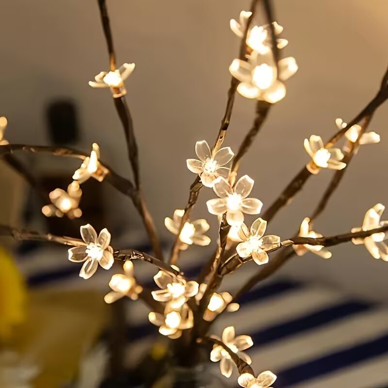 ไฟต้นซากุระ 20 LED 1/2 ชิ้น สำ - Desk Setup Lamp บทวิจารณ์และราคา