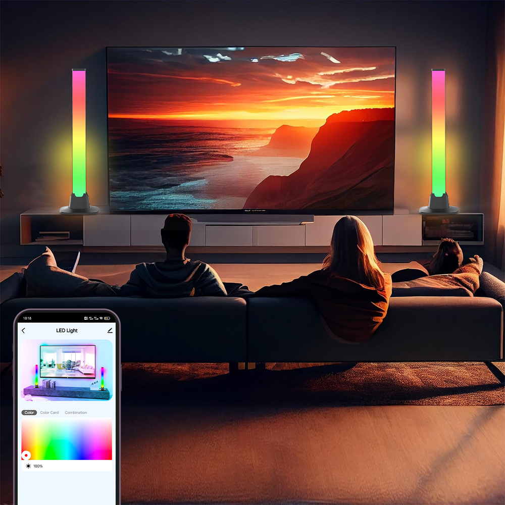 ไฟแบ็คไลท์ทีวี แถบไฟ LED RGB อ - Desk Setup With Tv บทวิจารณ์และราคา