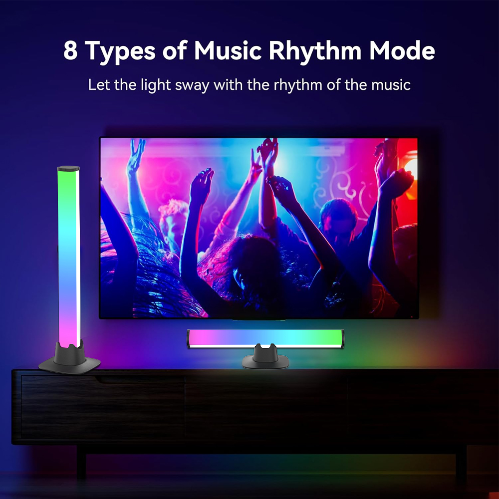 ไฟแบ็คไลท์ทีวี แถบไฟ LED RGB อ - Desk Setup With Tv บทวิจารณ์และราคา
